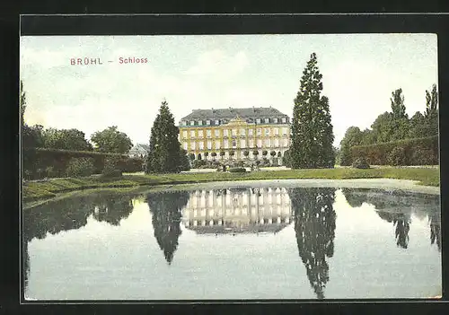 AK Brühl, Blick zum Schloss