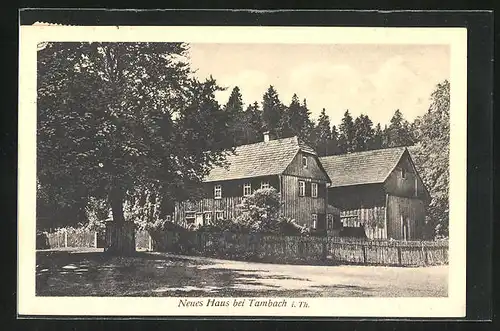 AK Tambach i. Th., Partie am Neuen Haus