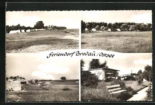 AK Brodau / Ostsee, Feriendorf, Mehrfachansichten