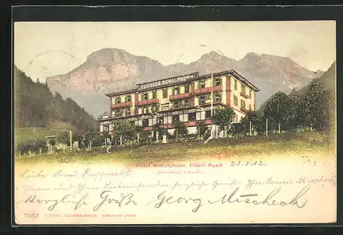 AK Flühli-Ranft, Hotel Nünalphorn