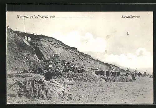 AK Wenningstedt a. Sylt, Strandburgen