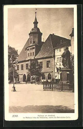 AK Jena, Rathaus mit Hanfried