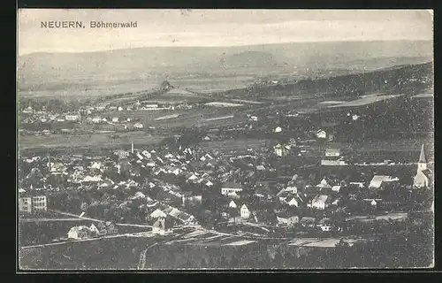 AK Neuern /Böhmerwald, Panorama der Stadt