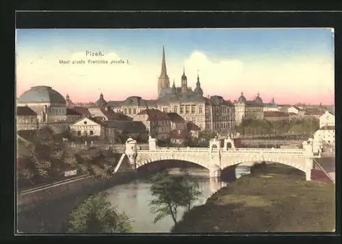AK Pilsen /Plzen, Most cisare Frantiska Josefa I.