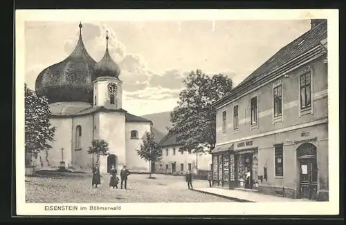 AK Eisenstein, Geschäft mit Kirche