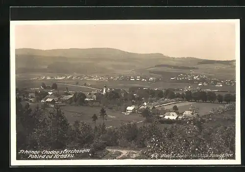 AK Trhanov-Chodov sterchovem, Pohled od Hradku