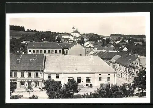 AK Plánice, Plzenska Restaurace, Geschäfte des Ortes, Restaurant