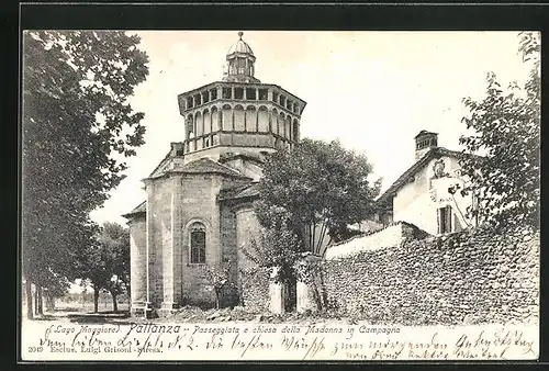 AK Pallanza, Passeggiata e chiesa della Madonna