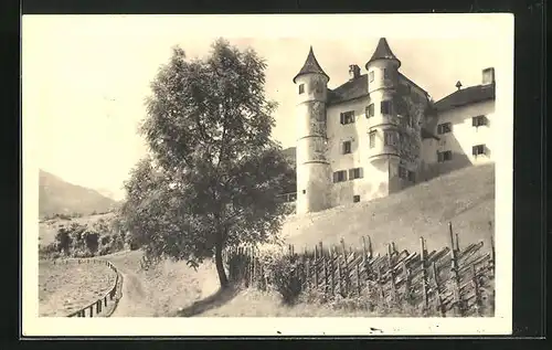 AK Hofgastein, Blick auf das Weimoserschlössl