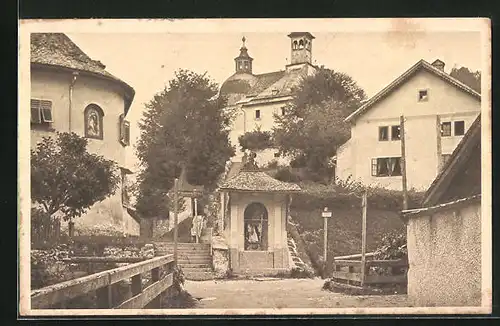 AK Hallein, Blick auf die Klosterstiege