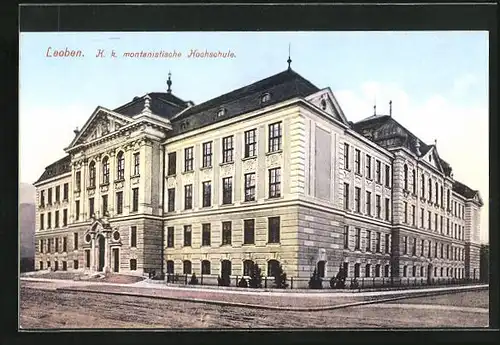 AK Leoben, K. k. montanistische Hochschule