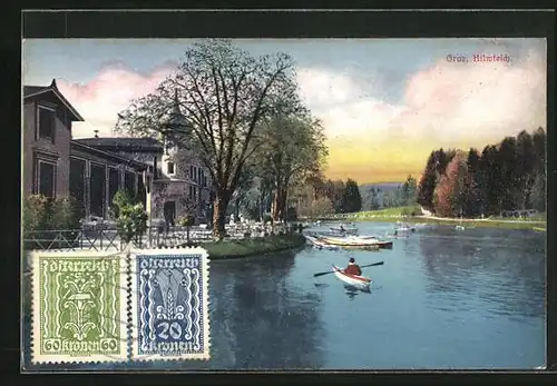 AK Graz, Hilmteich mit Booten