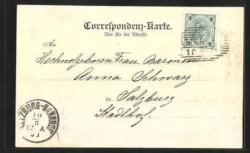 AK Attersee, Teilansicht mit Kirche