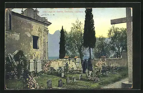 AK Torbole /Lago di Garda, Cimitero