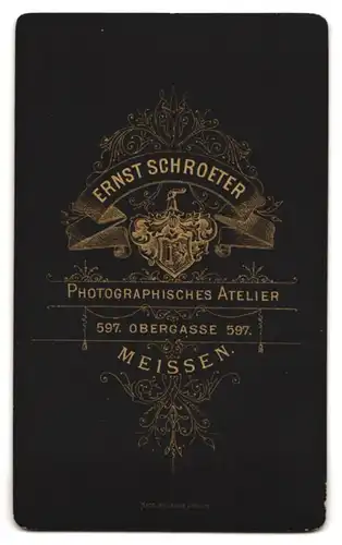 Fotografie Ernst Schroeter, Meissen, Obergasse 5597, Forstmeister in Uniform