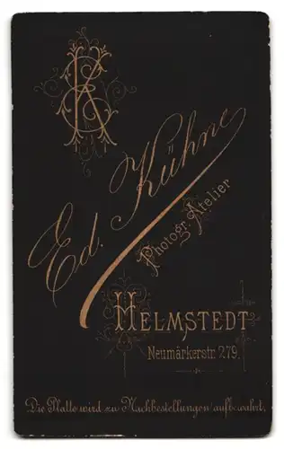 Fotografie Ed. Kühne, Helmstedt, Neumärkerstr. 279, Portrait Geistlicher