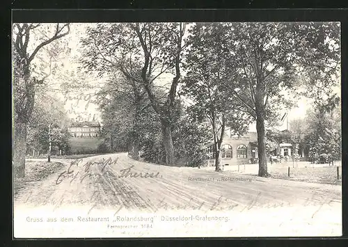 AK Düsseldorf-Grafenberg, Restaurant Rolandsburg