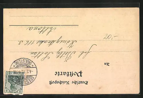 AK Uetersen, Marktplatz, Burggraben