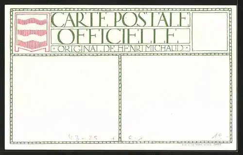 Künstler-AK Morges, Fête Cantonale des Chanteurs Vaudois 1913, Teilansicht und Sänger