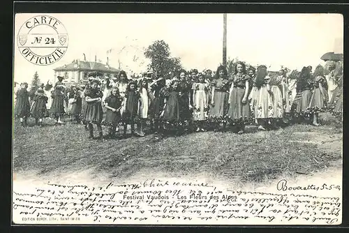 AK Lausanne, Festival Vaudois, Les Fleurs des Alpes