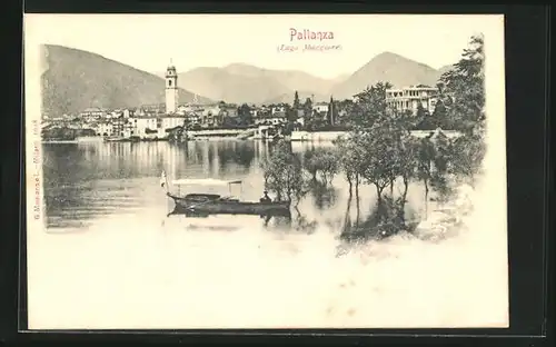 AK Pallanza, Ortspartie am Lago Maggiore