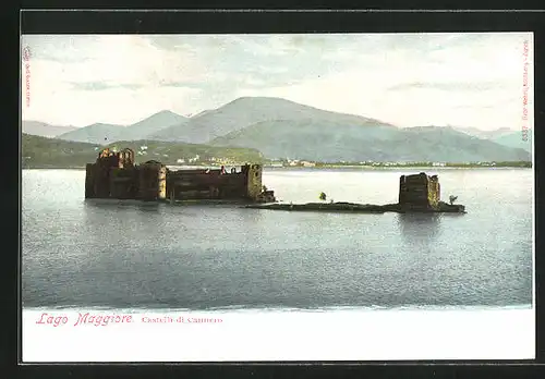 AK Cannero, Castelli, Ruine des Kastells