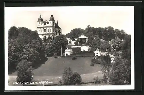 AK Maria Plain, Blick auf die Wallfahrtskirche