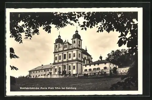 AK Maria Plain, Blick auf die Wallfahrtskirche