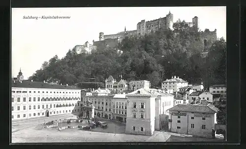 AK Salzburg, Blick auf die Kapitelschwemme