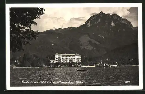 AK Strobl, Grand Hotel am See mit Rettenkogl