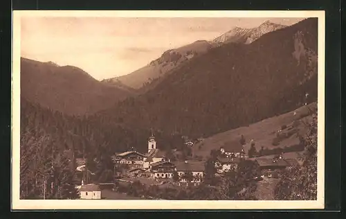 AK Landl bei Kufstein, Teilansicht mit Kirche