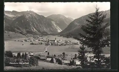 AK Tannheim, Blick auf die Ortschaft