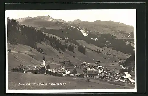 AK Lanersbach, Blick ins Zillertal