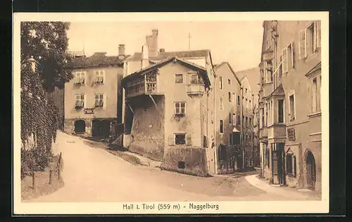 AK Hall, Blick auf die Naggelburg