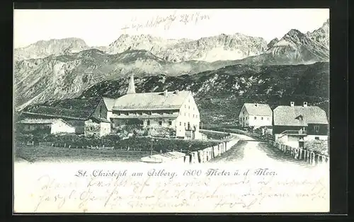 AK St. Christoph, Blick auf das Restaurant am Arlberg