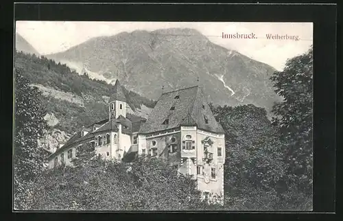AK Innsbruck, Blick auf die Weiherburg
