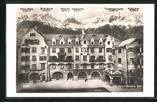 AK Innsbruck, Hotel Grauer Bär