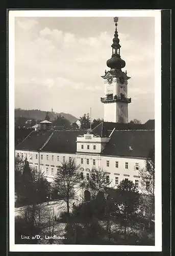 AK Linz, Teilansicht auf das Landhaus