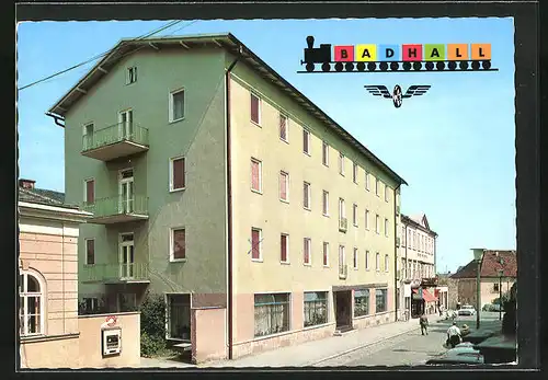 AK Bad Hall, Kurhotel der Versicherungsanstalt der ö. Eisenbahn