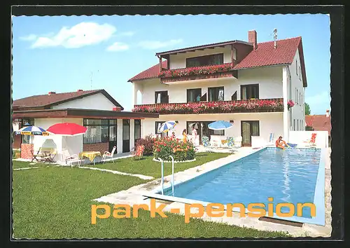 AK Bad Hall, Gasthaus Park-Pension, Billrothstrasse 14