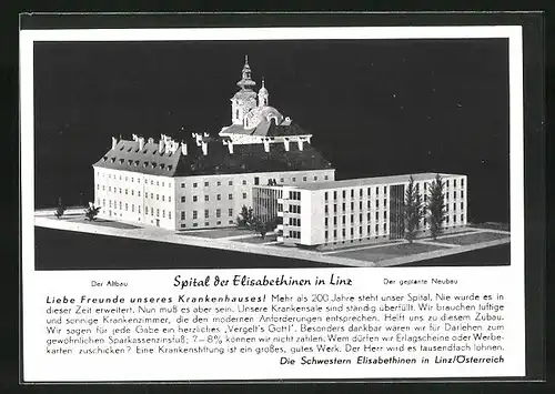 AK Linz, Spital der Elisabethinen, geplanter Neubau
