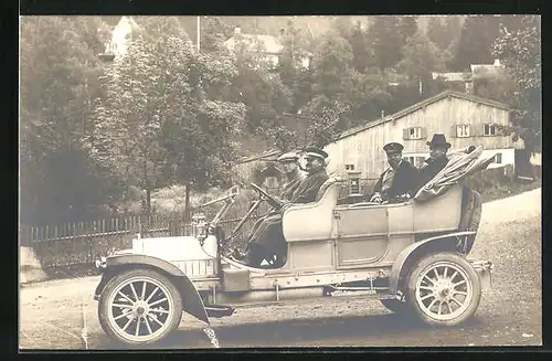 AK Prinz Ludwig Ferdinand von Bayern im Automobil