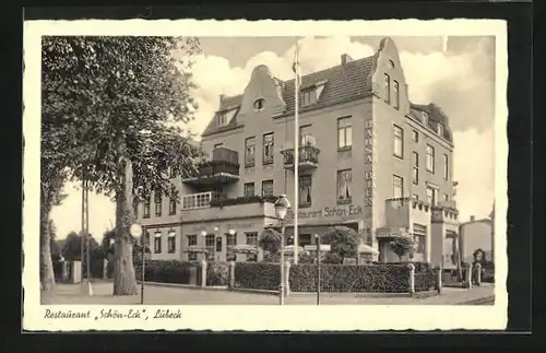 AK Lübeck, Restaurant Schön-Eck, Ratzeburger Allee 44