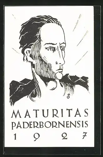 Künstler-AK Paderborn, Absolvia Maturitas Paderbornensis 1927
