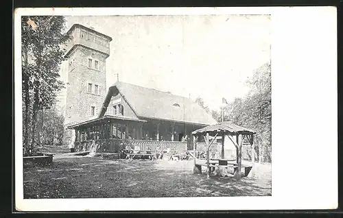 AK Cerchov, Chyse Pasovskeho a Kurzova vez., Gasthof-Restaurant im Wald