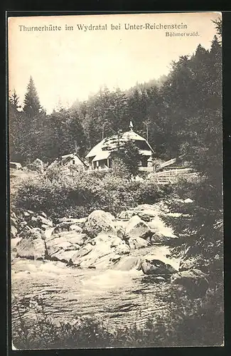 AK Unter-Reichenstein, Thurnerhütte im Wydratal