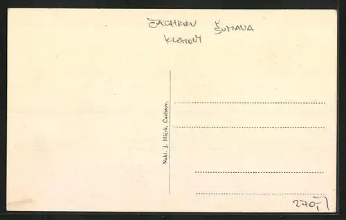 AK Cachrov /Sumava, Panorama, Zamek, Elektrarna