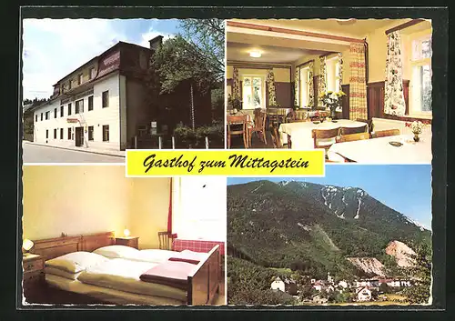 AK Hirschwang a. d. Rax, gasthof zum Mittagstein