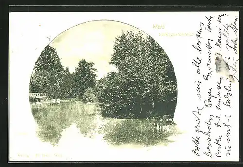 AK Wels, Volksgartenteich