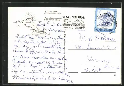 AK Sarleinsbach, Gasthaus und Pension Haus Mandl, Kräuter-Mandl